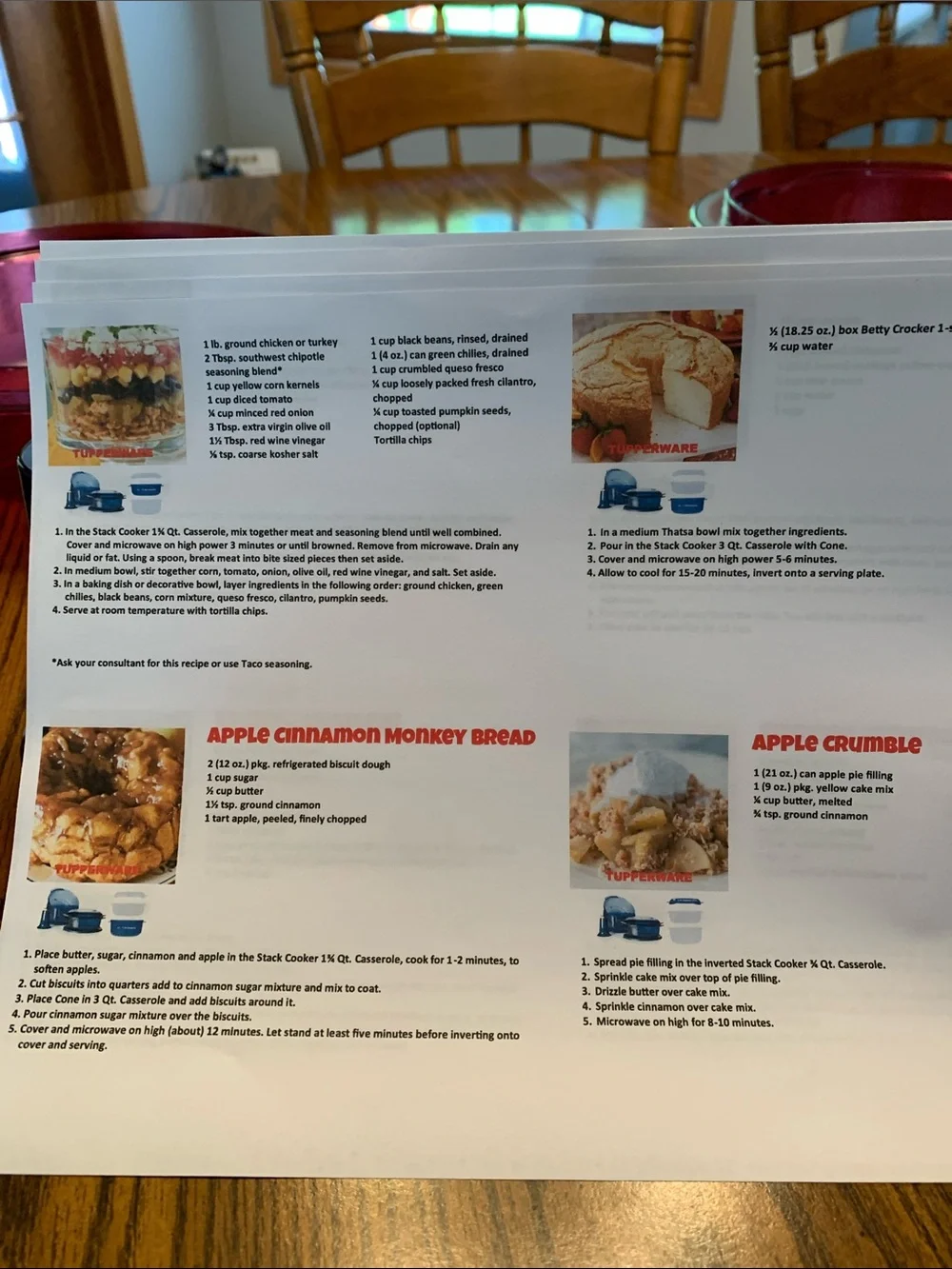 Tupperware Microwave Stack Cooker Set with Recipes - Picture 12 of 16